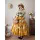 Miss Point Sunflower Gardening Skirt(Reservation/2 Colours/Full Payment Without Shipping)